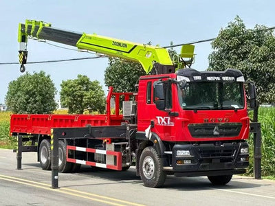 Howo TX with MAN 350 hp Engine – Equipped with the New-Generation Zoomlion 14-Ton 5-Section Crane