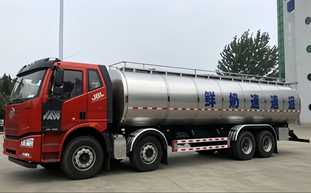FAW J6P 8×4 Fresh Milk Transport Tanker